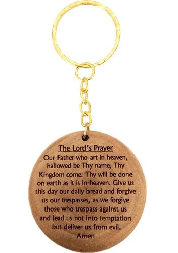 Olive Wood Religious Key Chains – Holy Land