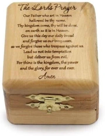Handcrafted Olive Wood Box – Jewelry & Rosary – Holy Land