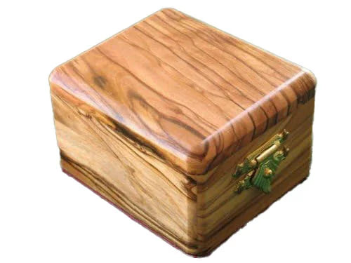 Handcrafted Olive Wood Box – Jewelry & Rosary – Holy Land