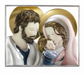 Holy Family – Silver & Gold Plated Icon – Holy Land