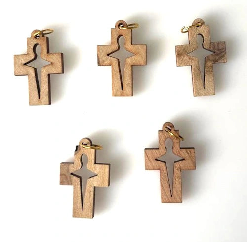 Olive Wood Christmas Ornaments and Charms