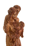 Holy Family – Hand Carved Olive Wood Panel – Holy Land