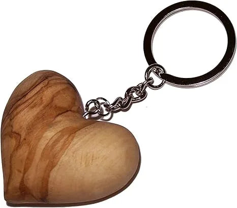 Olive Wood Religious Key Chains – Holy Land